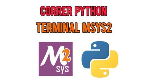 msys2 python.